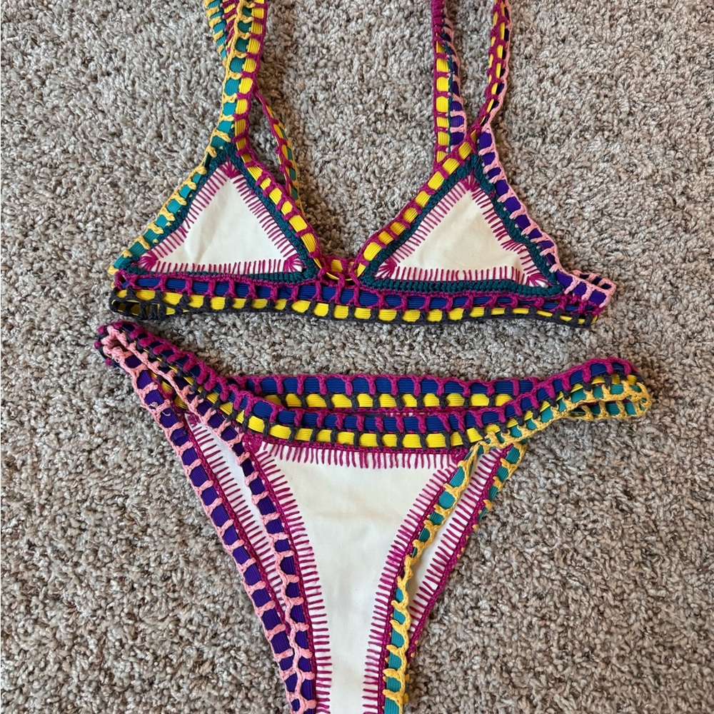 Kiini - Colorful Crochet Bikini Set